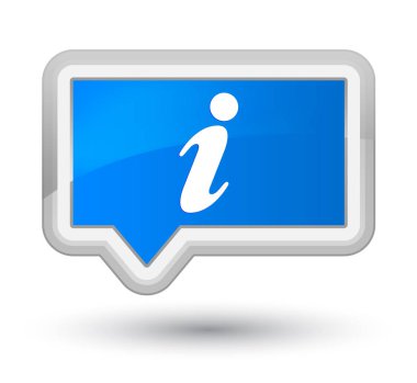 Bilgi simgesi Başbakan camgöbeği mavi bayrak düğmesini