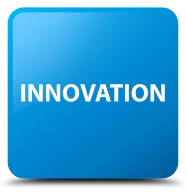 Yenilik camgöbeği mavi kare düğme