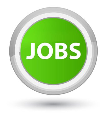 İşleri asal yumuşak yeşil yuvarlak düğmesi