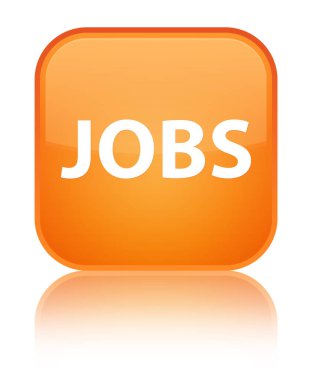 İşleri özel turuncu kare düğme