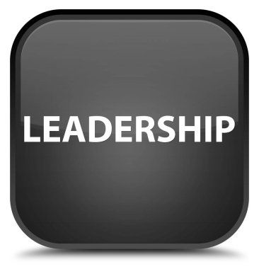 Liderlik özel siyah kare düğme