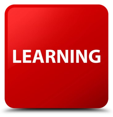Öğrenme kırmızı kare düğme