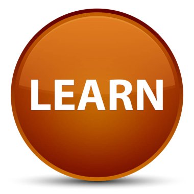 Özel kahverengi yuvarlak düğmesini öğrenin