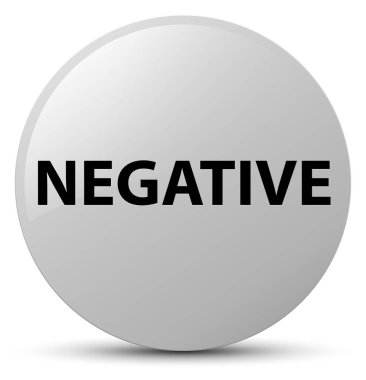 Negatif beyaz yuvarlak düğmesi