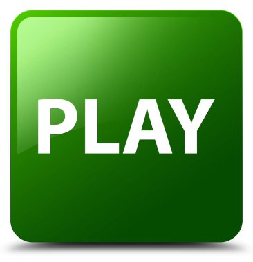 Yeşil kare düğme oynamak