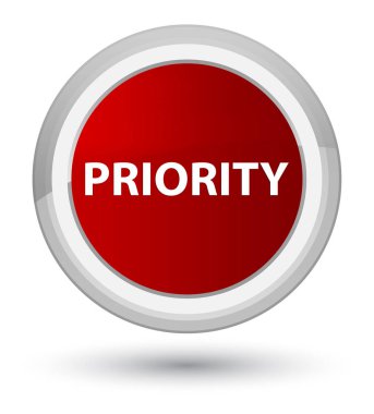 Öncelik baş kırmızı yuvarlak düğmesini