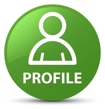 Profil (üye simgesi) yumuşak yeşil yuvarlak düğmesi