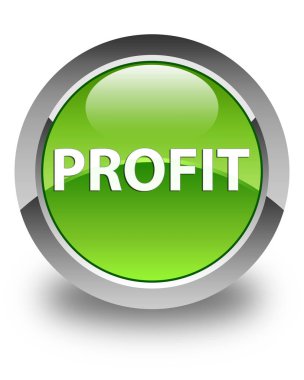 Kar parlak düğme yeşil