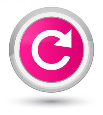 Yanıt döndürme simgesi Başbakan düğmenin pembe