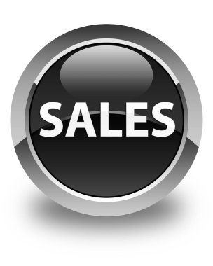 Satış parlak siyah yuvarlak düğme