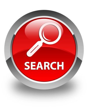 Arama parlak düğme kırmızı