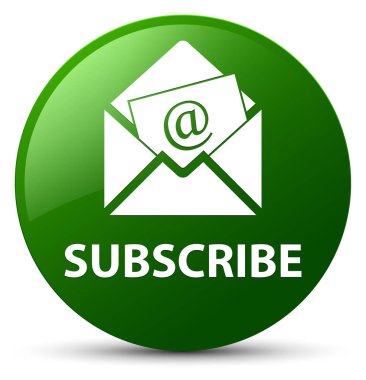 Abone (bülten e-posta simgesi) yeşil yuvarlak düğmesi