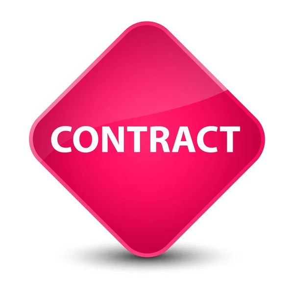 Contract elegant pink diamond button — Stock Photo, Image