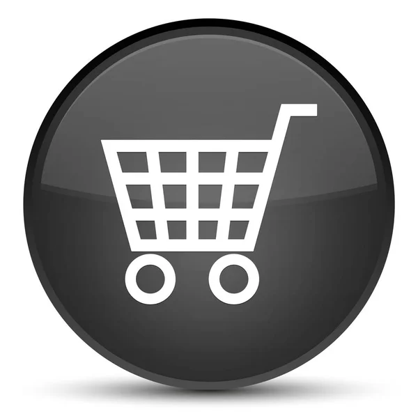 E-commerce pictogram speciale zwarte, ronde knop — Stockfoto