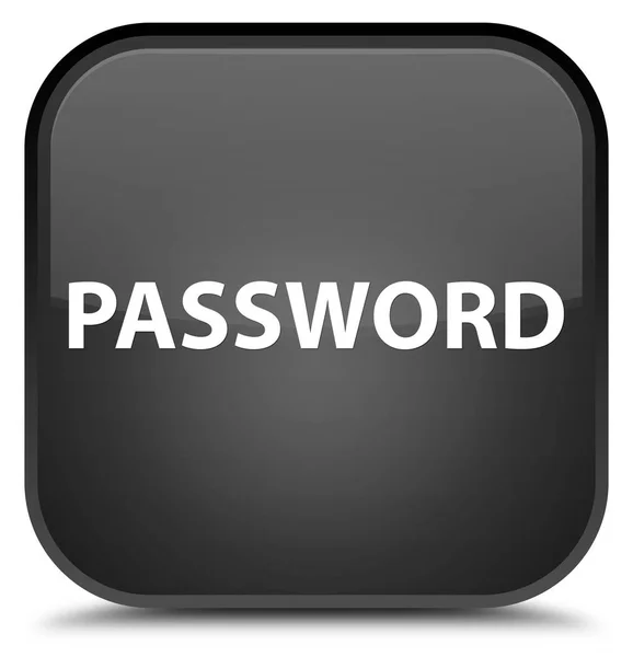 Password special black square button — Stock Photo, Image