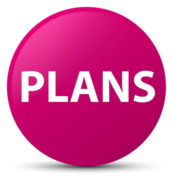Planos rosa botão redondo — Fotografia de Stock