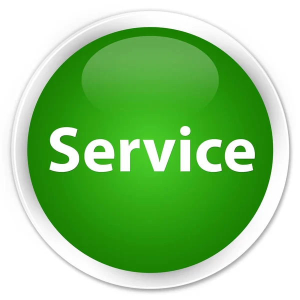 Service premium groene ronde knop — Stockfoto