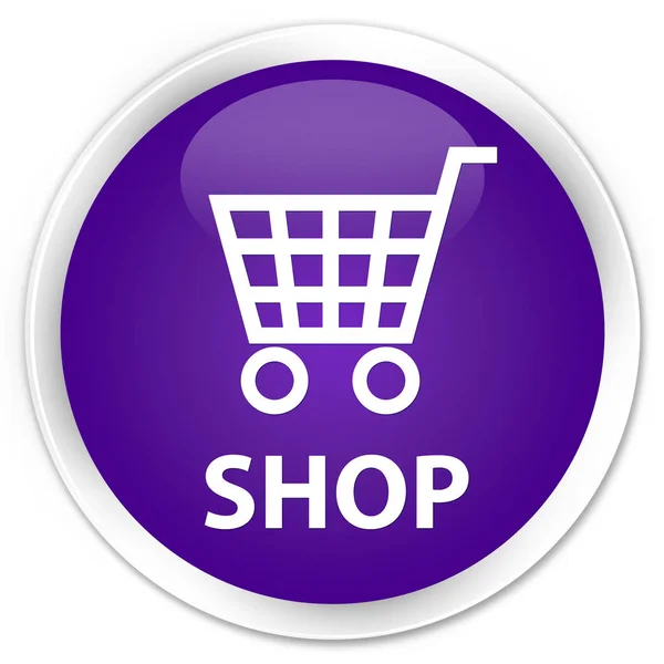Boutique bouton rond violet premium — Photo