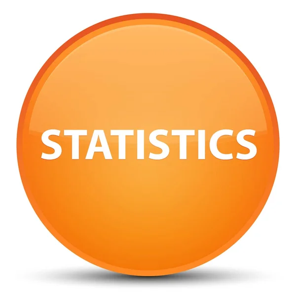 Statistiche speciale arancio pulsante rotondo — Foto Stock