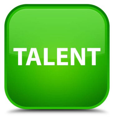 Yetenek özel yeşil kare düğme