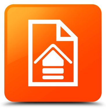 Belge simgesi turuncu kare düğmesini upload