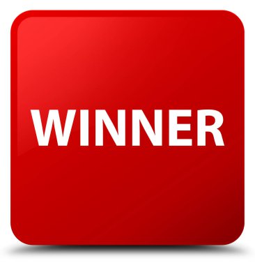 Kazanan kırmızı kare düğme