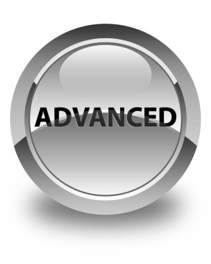 Gelişmiş parlak beyaz yuvarlak düğme