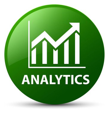 Düğme Analytics (istatistik simgesi) yeşil yuvarlak