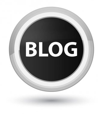 Blog ana siyah yuvarlak düğmesi