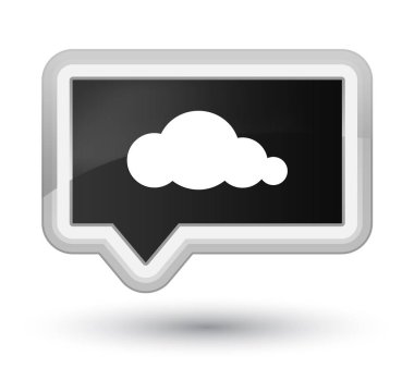 Bulut kutsal kişilerin resmi ana siyah afiş düğme