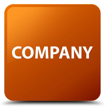 Şirket kahverengi kare düğme