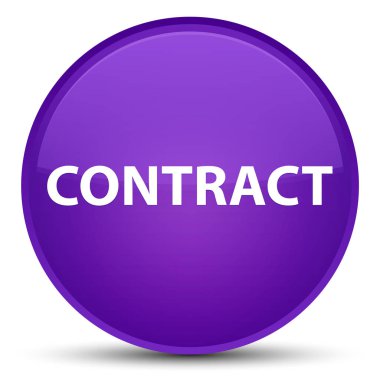 Sözleşme özel mor yuvarlak düğmesi