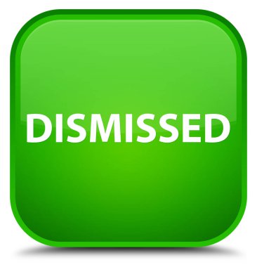 Özel yeşil kare düğme reddetti