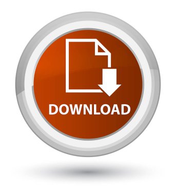 (Belge simgesi) asal kahverengi yuvarlak düğmesini indir