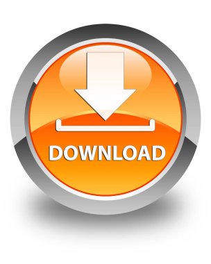 Parlak turuncu yuvarlak düğme download