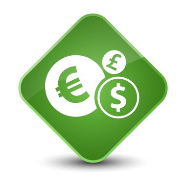 Mali kutsal kişilerin resmi zarif yumuşak yeşil elmas düğme