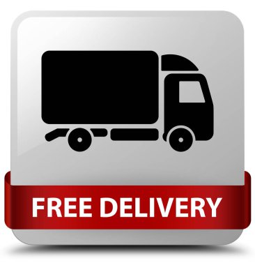 Ücretsiz teslimat beyaz kare düğme kırmızı kurdele orta