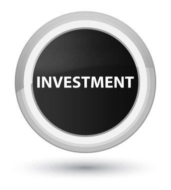 Yatırım baş siyah yuvarlak düğmesi