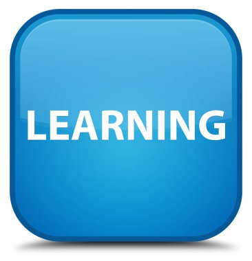 Özel mavi mavi kare düğme öğrenme