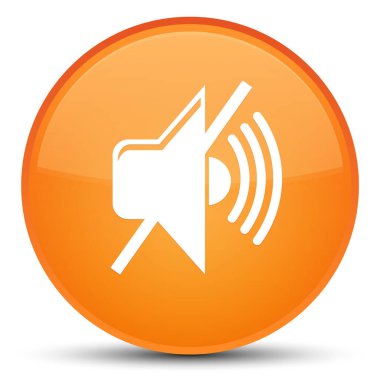Sessiz ses simgesini özel turuncu yuvarlak düğmesi