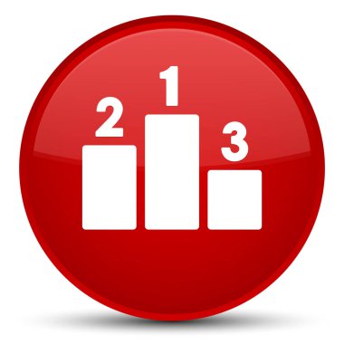 Podyum kutsal kişilerin resmi özel kırmızı yuvarlak düğme