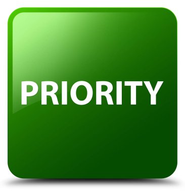 Öncelik yeşil kare düğme