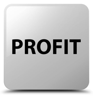 Kar beyaz kare düğme