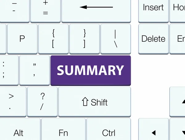 Résumé bouton clavier violet — Photo