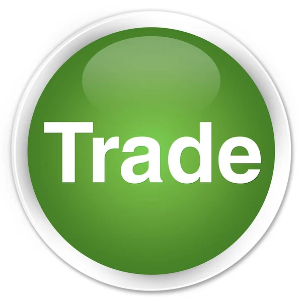 Торгова преміум м'яка зелена кругла кнопка — стокове фото