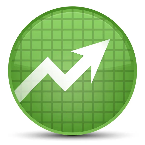 Biznes wykres ikonę specjalne miękki zielony okrągły przycisk — Zdjęcie stockowe