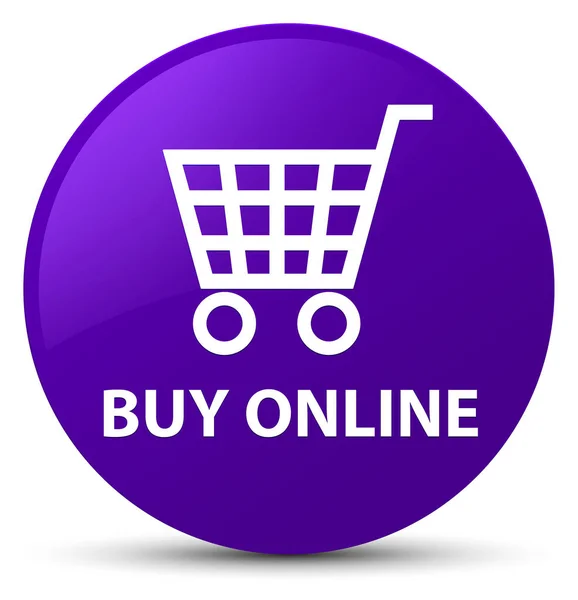 Comprar roxo botão redondo online — Fotografia de Stock