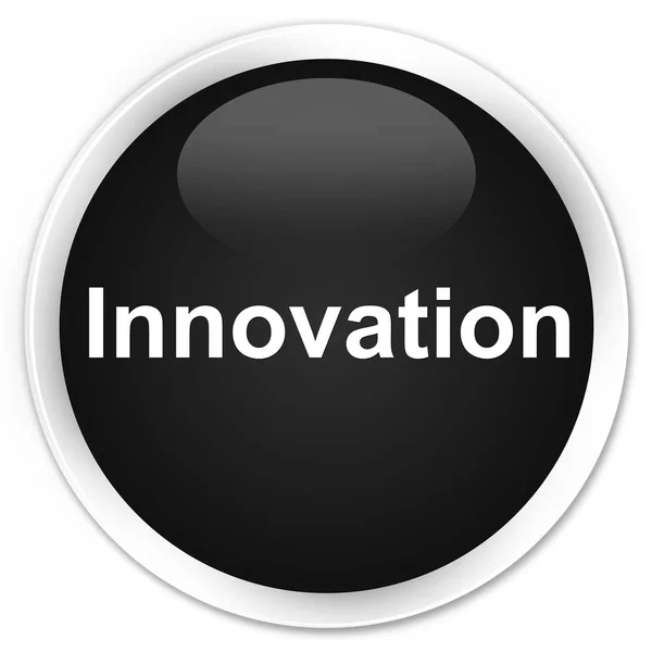 Bouton rond noir Innovation premium — Photo