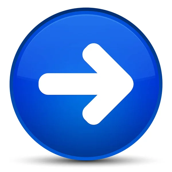Next arrow icon special blue round button — Stock Photo, Image