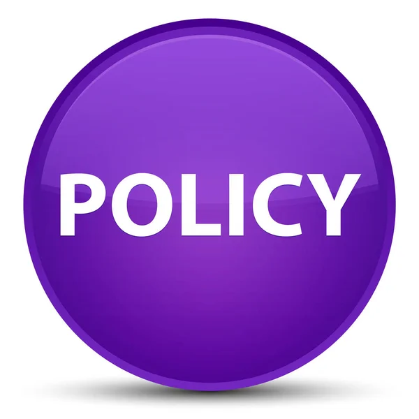 Politique bouton rond violet spécial — Photo